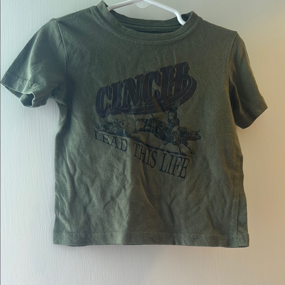 Cinch Kids Olive Graphic Tee